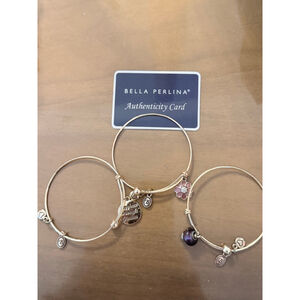 Bella Perlina Gold Tone Charm Bracelets